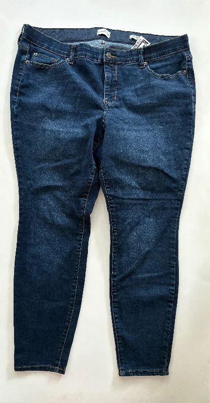 Jeans Straight By Wondery In Denim, Size: 16