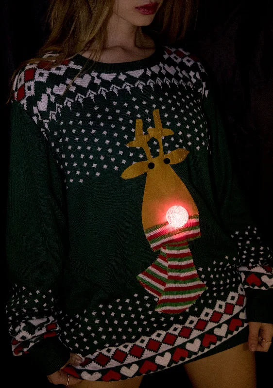 Rudolph's So Lit Light Up Sweater