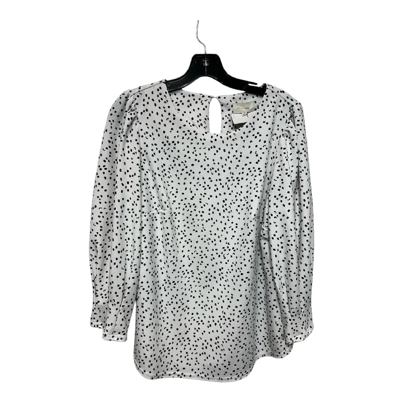 Top Long Sleeve By Melloday In Animal Print, Size: S