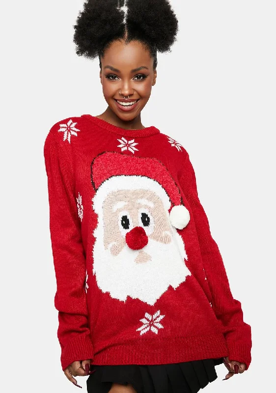 Santa Face It Holiday Sweater