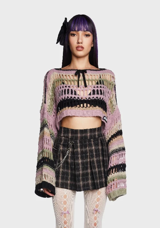 Giselle Knit Cropped Sweater