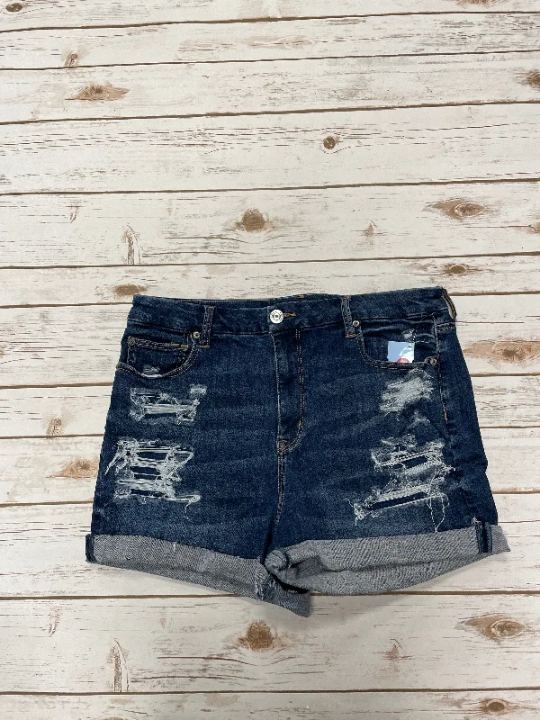 Shorts By American Eagle In Blue Denim, Size: 16