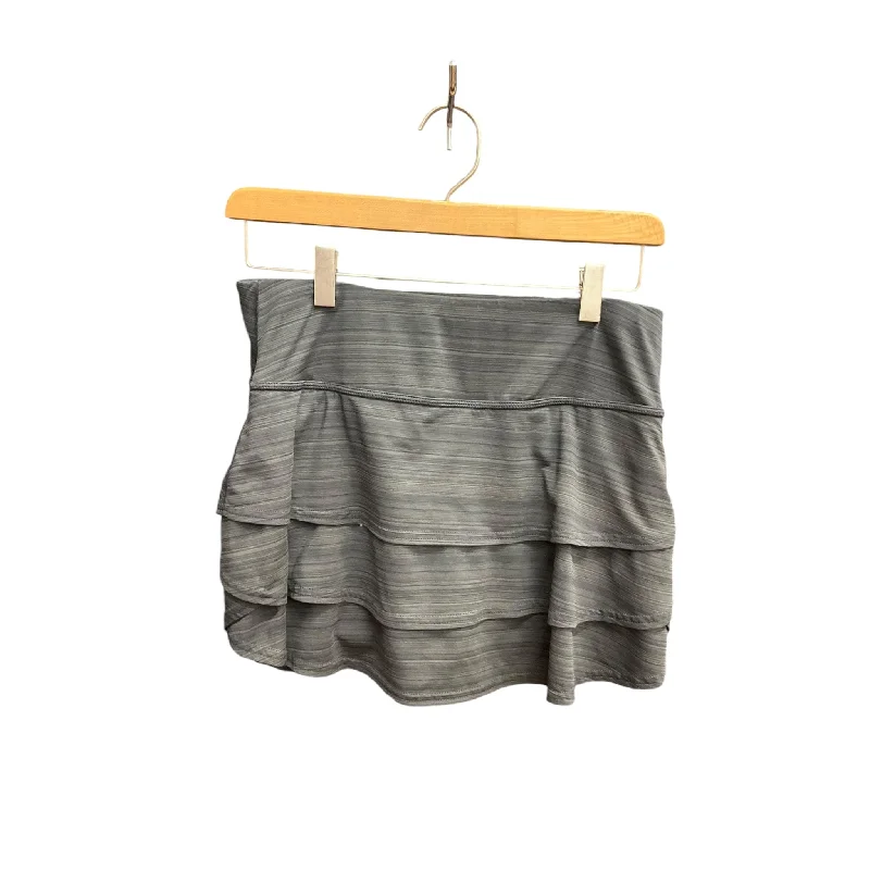 Athletic Skort By Athleta In Grey, Size: S