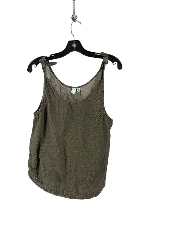 Top Sleeveless By Susina In Green, Size: S