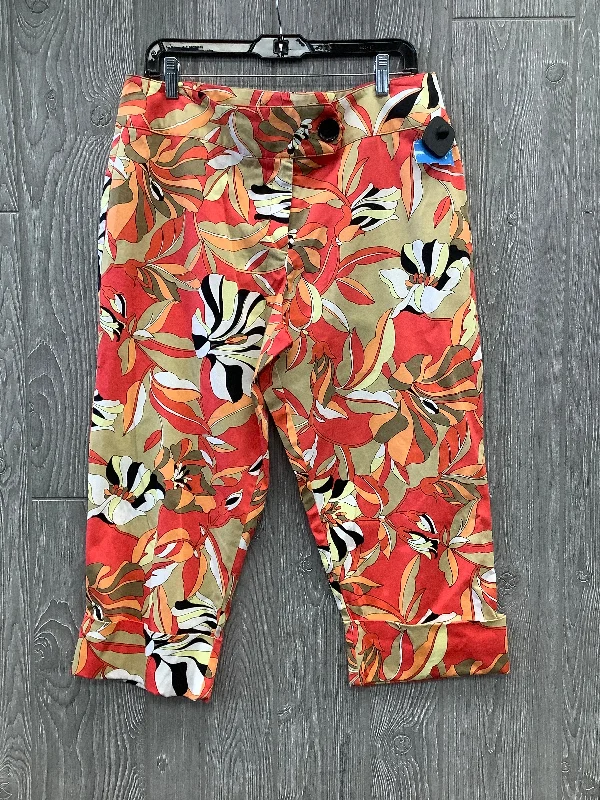 Capris By Alanni In Orange, Size: 14