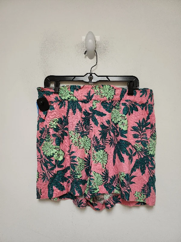 Shorts By Loft In Floral Print, Size: 12