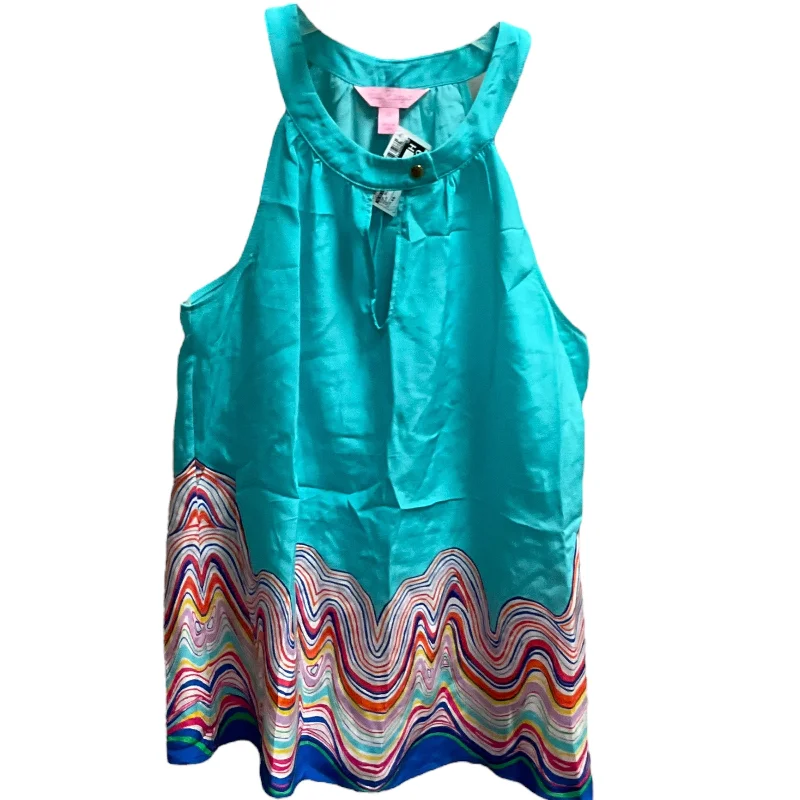 Top Sleeveless By Lilly Pulitzer In Aqua, Size: Xs