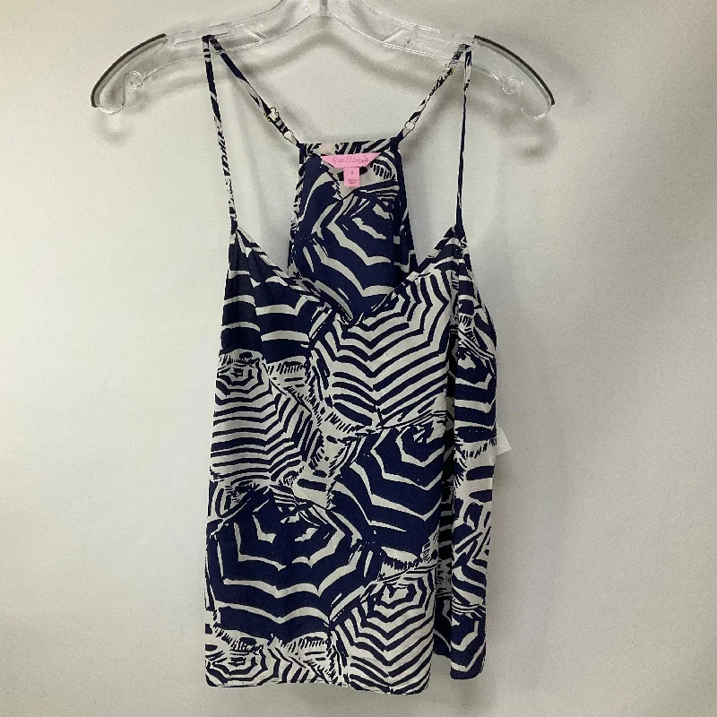 Top Sleeveless By Lilly Pulitzer In Blue, Size: S