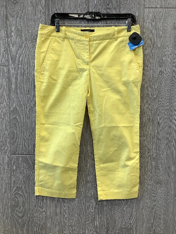 Capris By Talbots In Yellow, Size: 6p