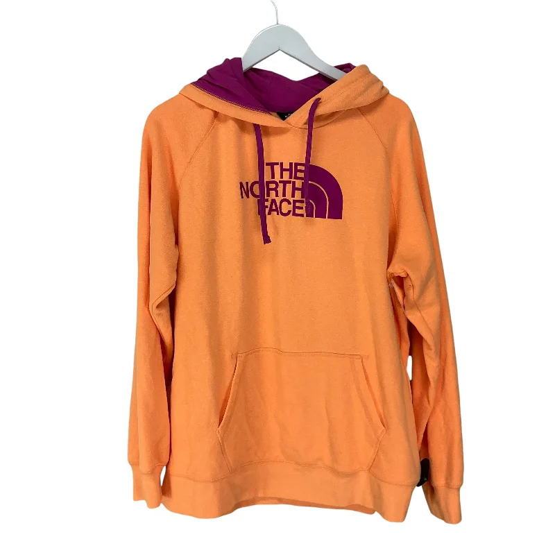 Sweatshirt Hoodie By The North Face In Orange, Size: Xl