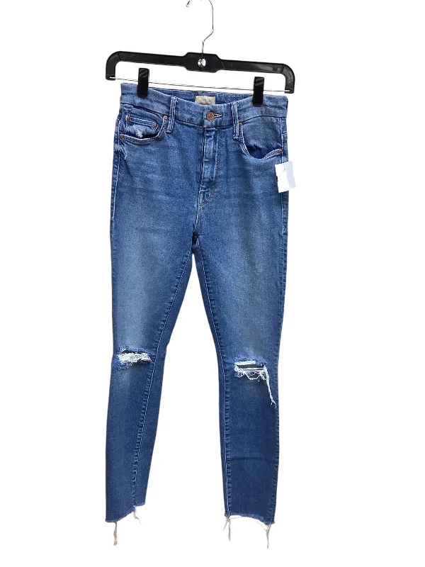 Jeans Skinny By Mother In Blue Denim, Size: 0