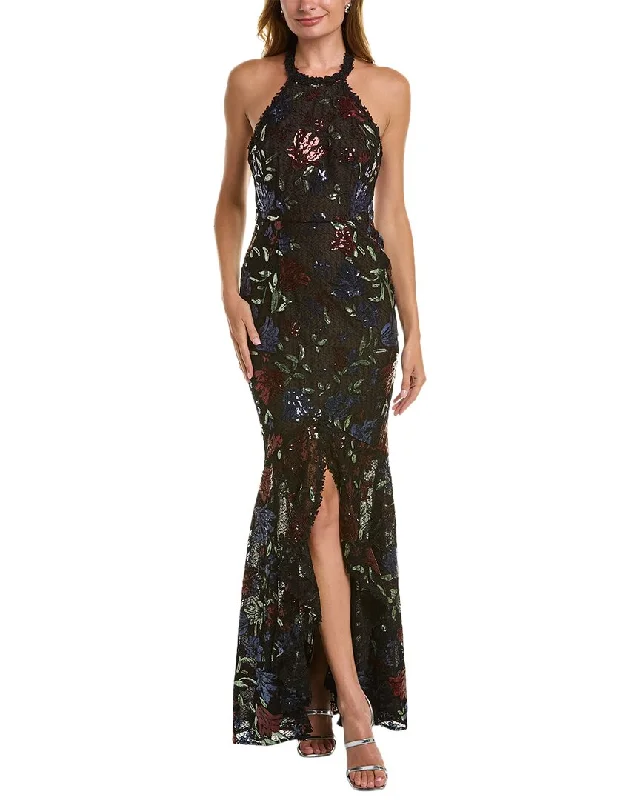 Marchesa Notte Sequin Gown