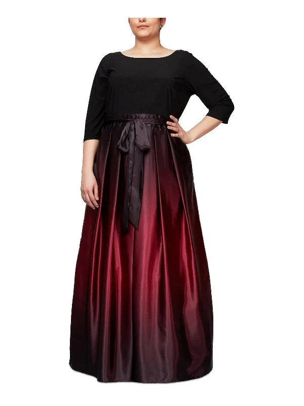 Womens Ombre Long Evening Dress