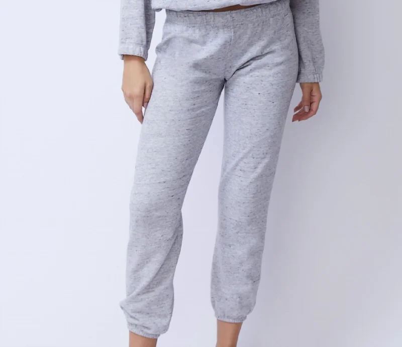 Neps Elastic Waist Sweatpant In Heather Grey